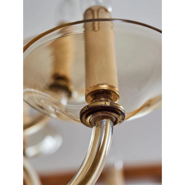 Murano Glass Chandelier, 1970s For Sale - Image 3 of 12