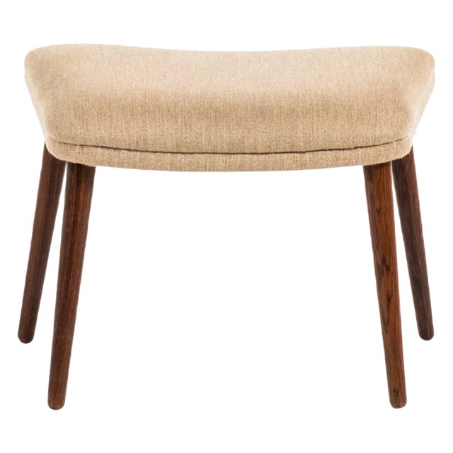 Rosewood Model 91 Stool by Illum Wikkelsø for Michael Laursen, Denmark, 1950s For Sale