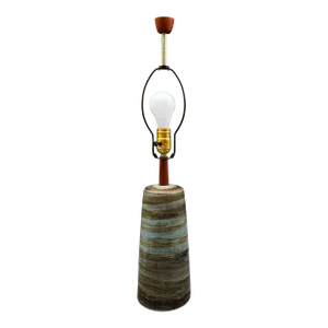 Jane Gordon Martz Signed Marshall Studios Ceramic Pottery Table Lamp