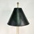 Black Mid-Century French Regency Neoclassical Candlestick Table Lamp & Reptile Embossed Black Shade For Sale - Image 8 of 13