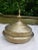 Antique Etched Brass Indian Server Dish For Sale - Image 12 of 12