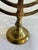 Vintage Brass Hanukkah Menorah With Nine Candle Holders For Sale - Image 15 of 15
