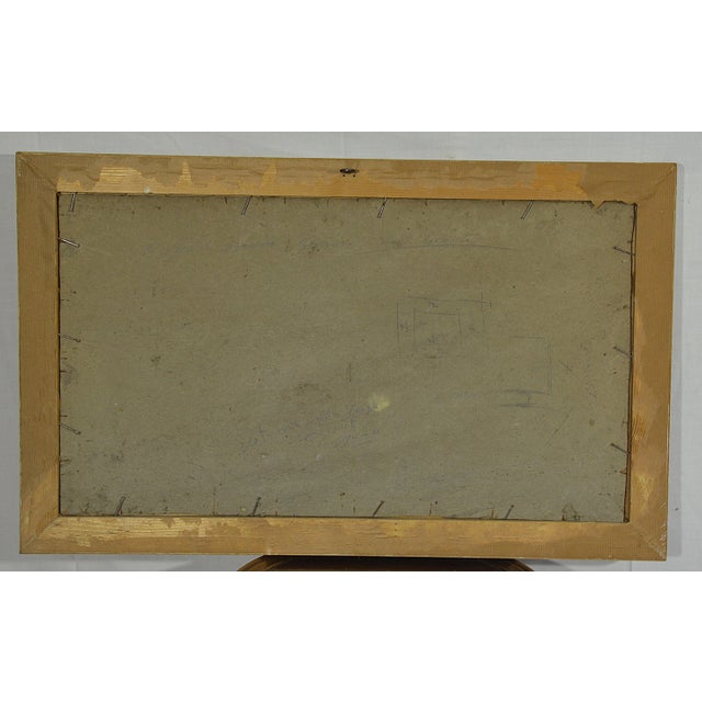 Vincenzo Canino, Seascape and Coastal Village, Naples, 1925, Oil on Canvas For Sale - Image 11 of 16