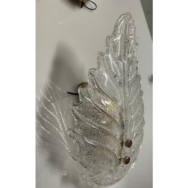 Murano Glass Sconces, 1970s, Set of 2 For Sale - Image 3 of 10