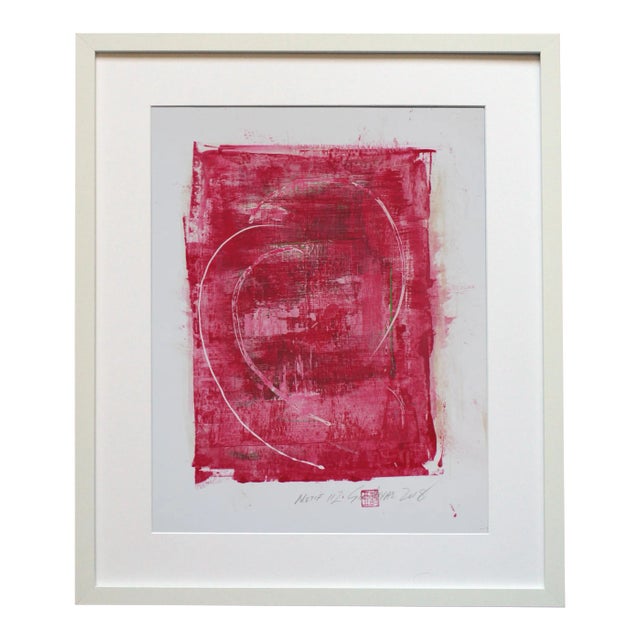 Framed "Motif 112" Gift of Love Passion Valentine Framed Painting For Sale