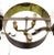 French Double Bouillotte Brass Chandelier 1940s For Sale - Image 10 of 12