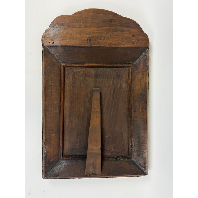Traditional Antique Repousse Faceted Vanity Mirror, 1890s For Sale - Image 3 of 13
