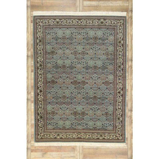 Vintage Turkish Harker Rug, 07'08 X 10'06 For Sale - Image 10 of 11