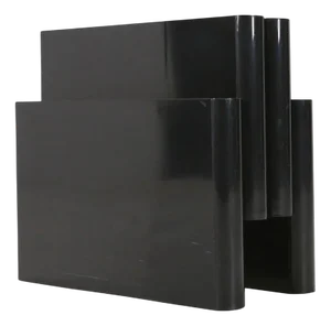 Black 4676 Magazine Rack by Giotto Stoppino for Kartel, Italy, 1970s