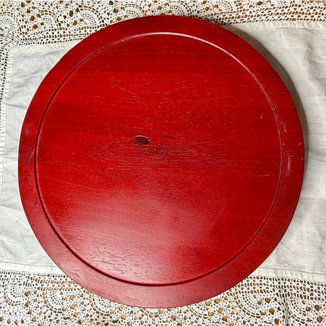 Mid-Century Modern Vintage David and Carey International Teak Serving Tray For Sale - Image 3 of 5