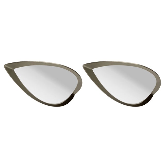 Postmodern German Space Age Wall Lamps from Glashütte Limburg, Set of 2 For Sale