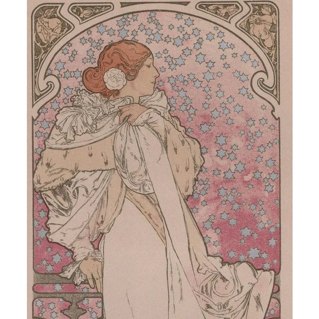 Late 19th Century Alphonse Mucha, La Dame aux Camelias from Les Maîtres de L'Affiche, 1898, Original Lithograph For Sale - Image 5 of 17