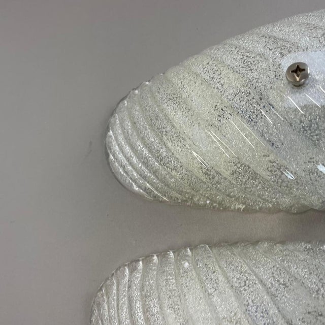 Murano Bubble Ice Glass Wall Sconces, Germany, 1980s, Set of 2 For Sale - Image 13 of 18