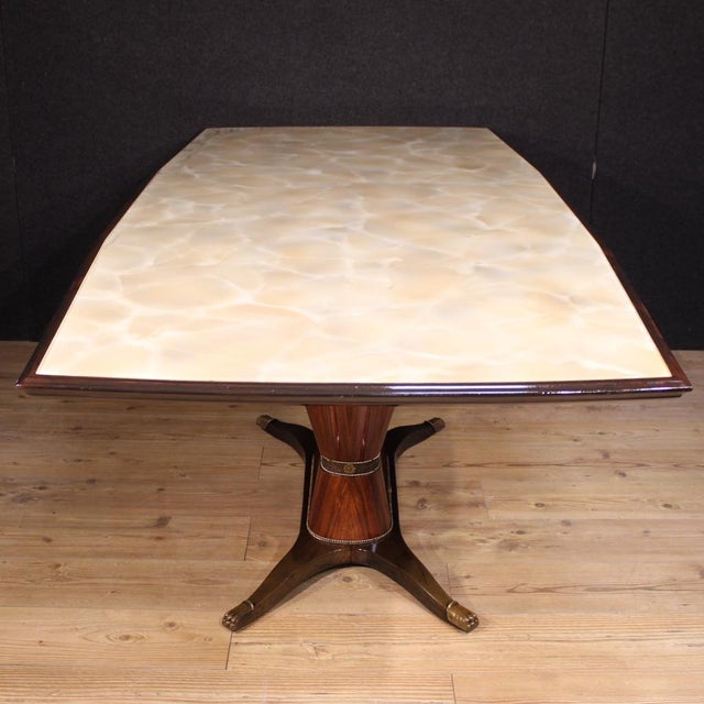 Wood Dining Table from Fratelli Rigamonti, Desio, Milan, 1940s For Sale - Image 7 of 14