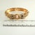 Vintage Ciner Hinged Bangle Bracelet Leopard Rhinestones Gold-Plated For Sale In Austin - Image 6 of 6