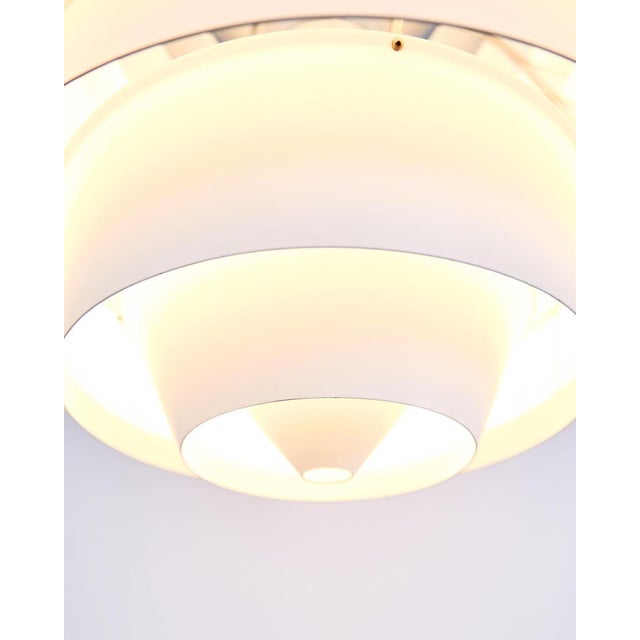 Metal PH Louvre Pendant Light in Metal by Poul Henningsen for Louis Poulsen, 1957 For Sale - Image 7 of 14
