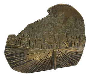 Luciana Matalon, Gente E Dune, 1980, Bronze