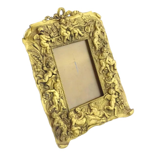 Neo-Baroque Style Photo Frame in Gilded Bronze, 1890s-1900s | Chairish