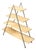 Late 20th Century Modern a-Frame Wood & Metal Display Shelf For Sale