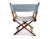 Gold Medal Walnut Mid-Century Director's Chair - By Gold Medal Furniture For Sale - Image 4 of 11