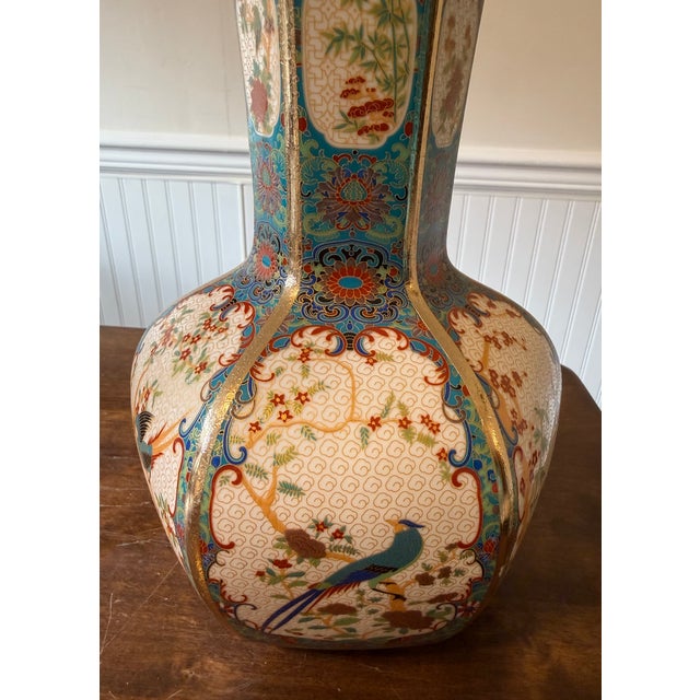 Late 19th Century Cloisonne Vase From Meija Era For Sale - Image 12 of 18