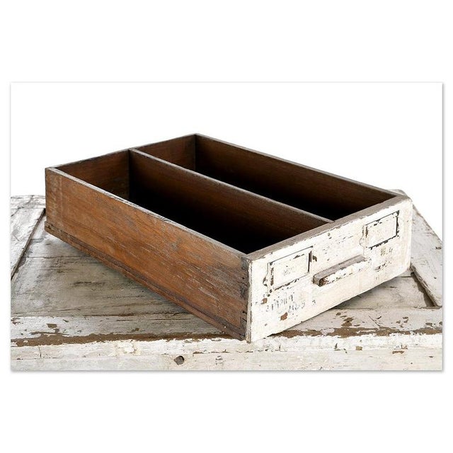 Workshop Furniture in Wood with 12 drawers For Sale - Image 5 of 7