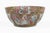 19th Century Chinese Export Rose Medallion Punch Bowl For Sale - Image 4 of 11