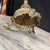 Antique French Gilt Metal Church Altar Candlestick Table Lamps - Pair For Sale - Image 4 of 8