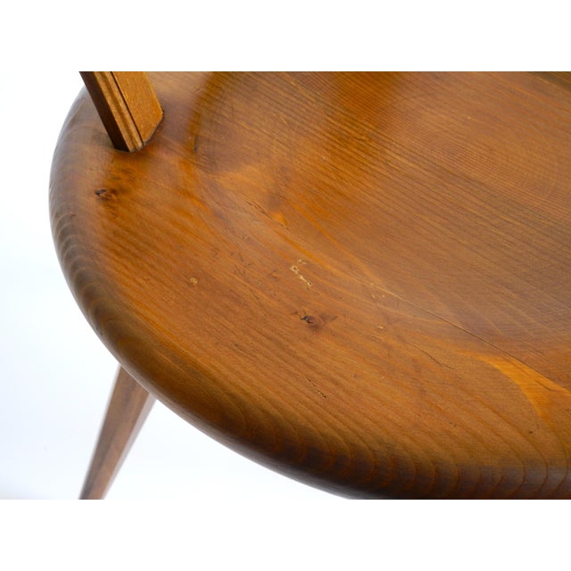 Mid-Century Wood Sprouted Low Back Chairs, 1950s, Set of 5 For Sale - Image 9 of 18