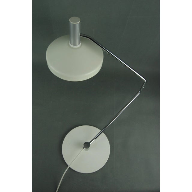 White Pentarkus Table Lamp by Rosemarie and Rico Baltensweiler For Sale - Image 8 of 16