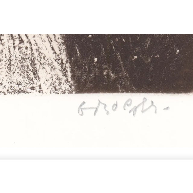 Social realist painter William Gropper (1897-1977) "Boatman," 1965, etching. Signed and numbered 24 of 50. This image can...