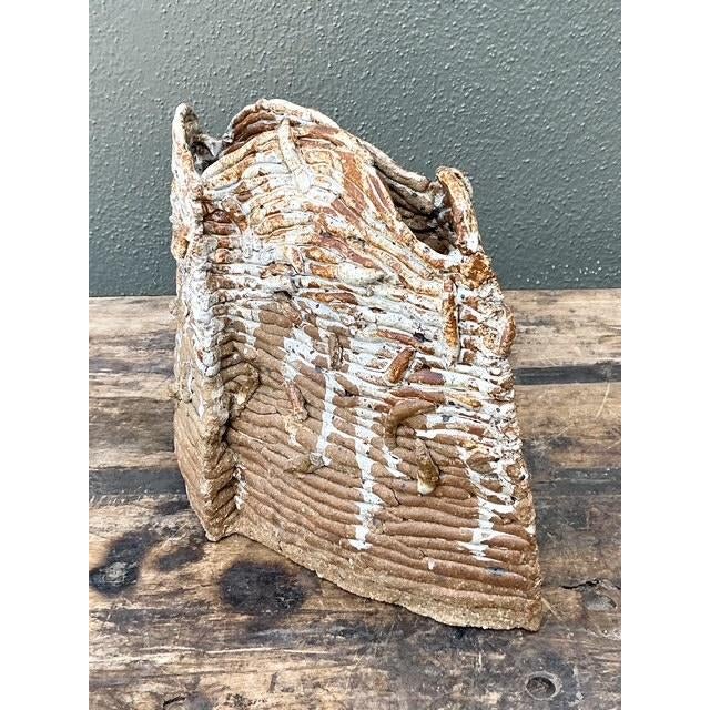 Vintage Original Studio Pottery Vase For Sale - Image 9 of 12