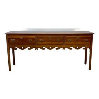 Early American Style Cherry Huntboard by Wright Table Company For Sale