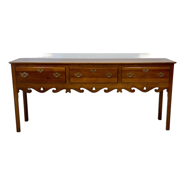 Early American Style Cherry Huntboard by Wright Table Company For Sale