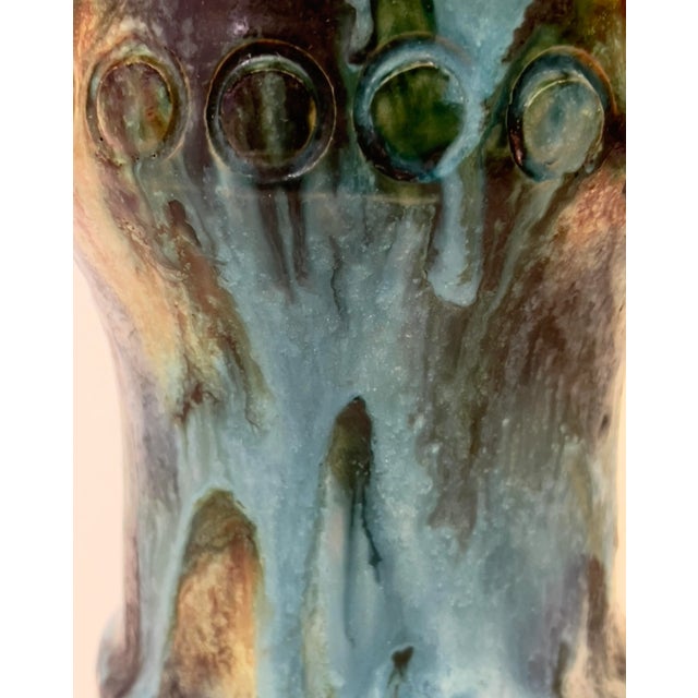 Blue Vintage Colorful "Sea Garden" Vase by Alvino Bagni, Italy, for Raymor For Sale - Image 8 of 12