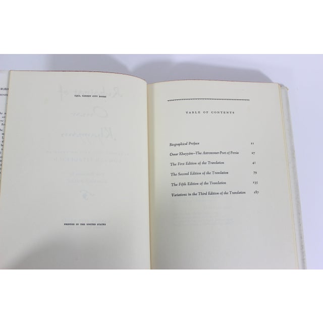 1952 Rubaiyat of Omar Khayyam Hard Cover Book With Dust Jacket Illustrated by Edmund Dulac For Sale - Image 9 of 14