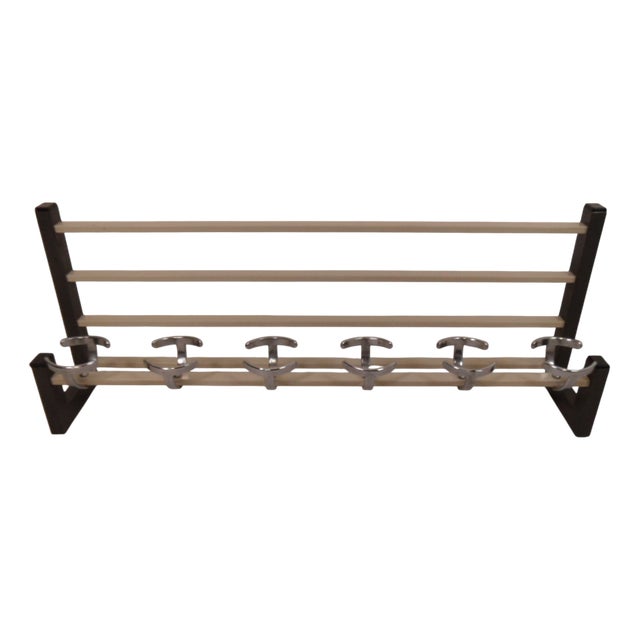 Vintage Wall Coat Rack, 1960s For Sale