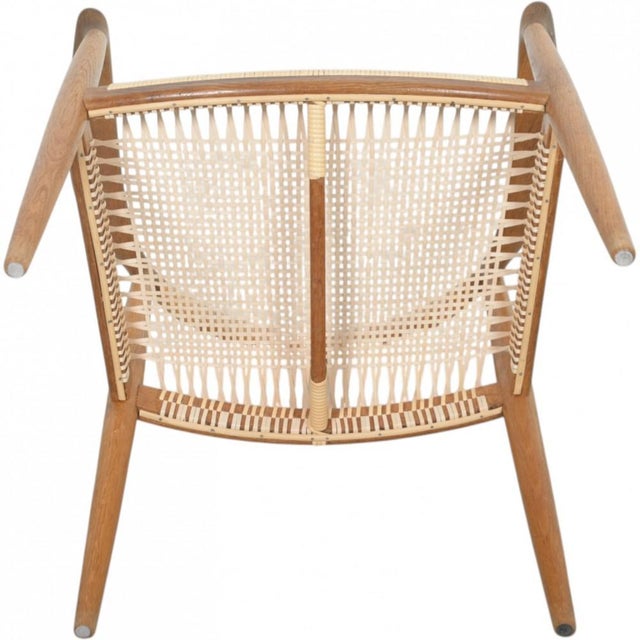 The JH501 Chair in Oak and Wicker by Hans Wegner, 1960s For Sale - Image 14 of 15