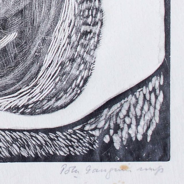 Paul Gauguin, She is Haunted by a Spirit, 1921, Woodcut Print For Sale - Image 5 of 6