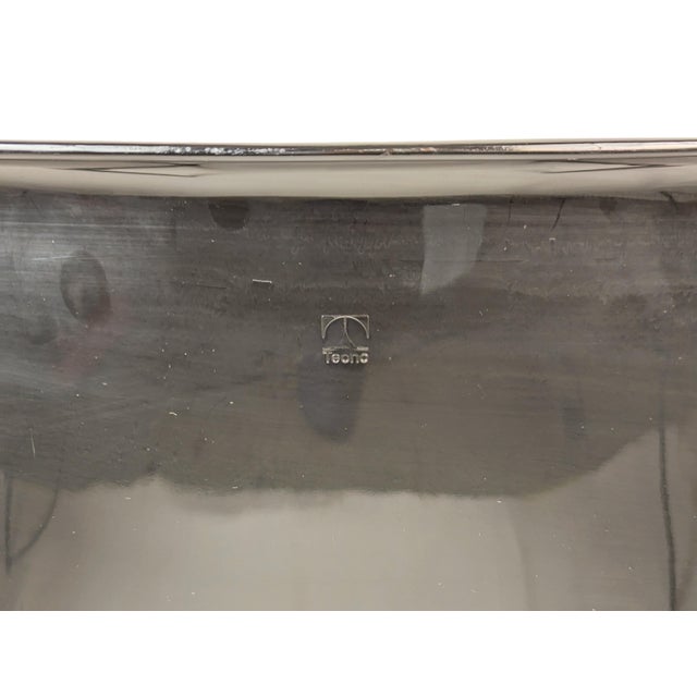 Black Modus Stackable Chairs with Desk in Black Plastic and Aluminum by O. Borsani, 1980s, Set of 8 For Sale - Image 8 of 17