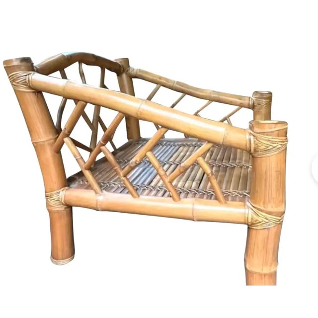 Mid Century Designer Antonio Budji Layug Bamboo Fretwork Club Chair ...