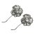 Mid 20th Century Sterling Flower Salt & Pepper Shakers For Sale