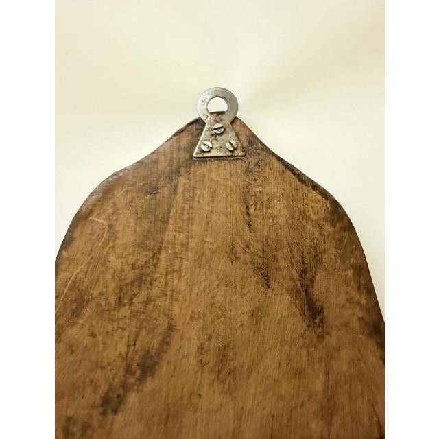 French Provincial 28" Vintage French Provincial Carved Wood Display Plaque or Lavabo Backing For Sale - Image 3 of 15