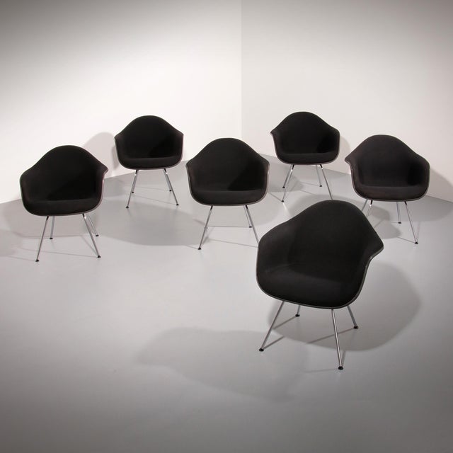 Model Dax 1970 Dining Chairs by Charles Eames and Ray Eames, Set of 6 For Sale - Image 15 of 15