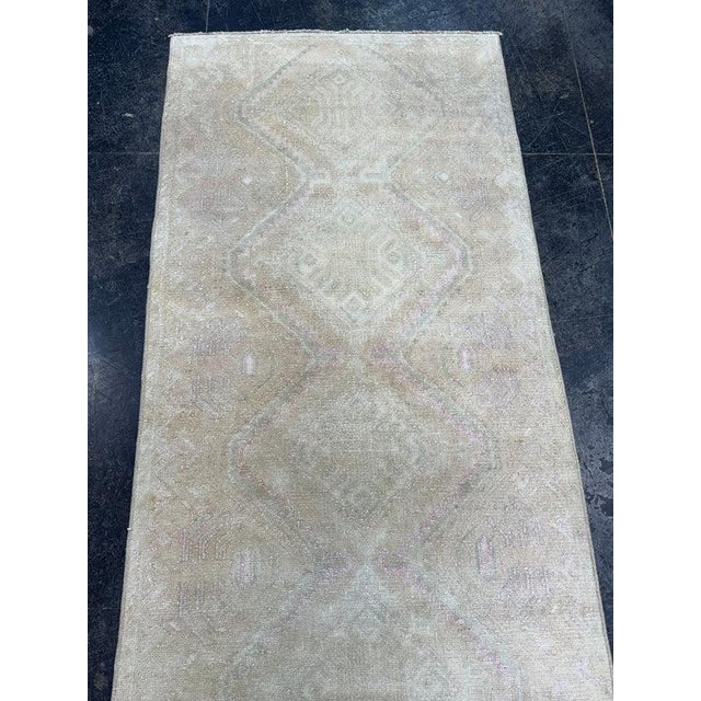 Contemporary Turkish Vintage Rug 2'8" x 9'3" For Sale - Image 3 of 7