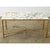 Metal French Mid 20th Century Marble and Brass Coffee Table For Sale - Image 7 of 9