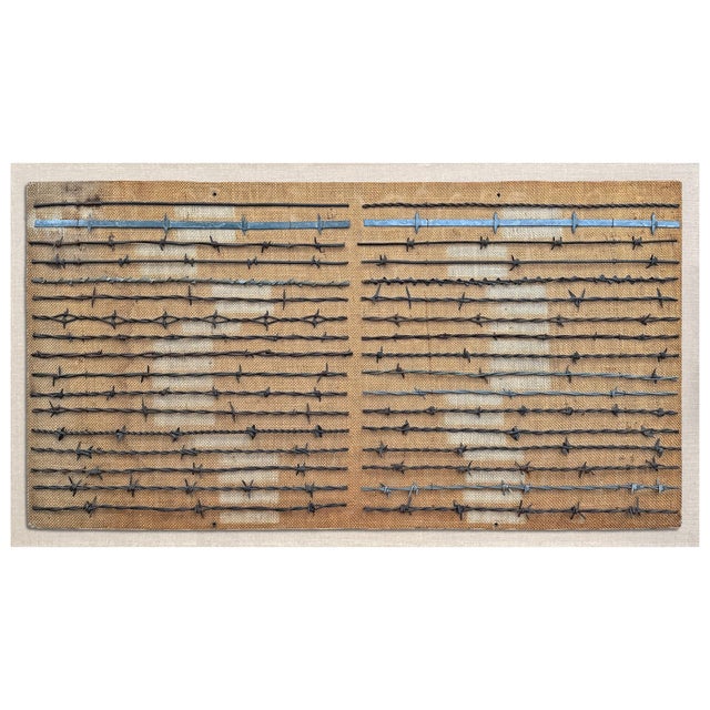 19th Century Collection of Mounted 19th Century American Barbed Wire Specimens For Sale - Image 5 of 17