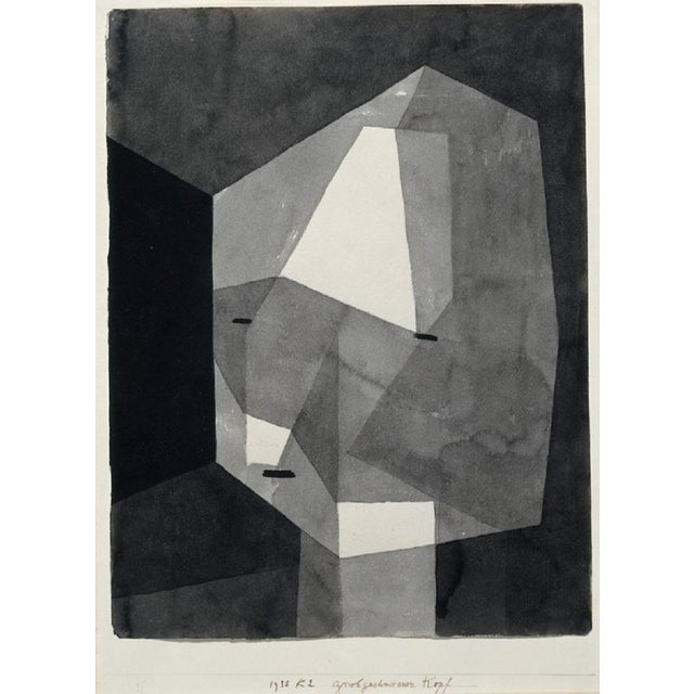 Paul Klee, Rough Cut Head, Archival Pigment Print, Framed For Sale - Image 3 of 3