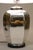 Mid-Century Modern 1970s Mid Century Modern Mercury Glass Ginger Jar Chrome Silver Table Lamp For Sale - Image 3 of 11