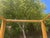 Monumental Vintage Pencil Reed Rattan Canopy Bed, Queen Size For Sale - Image 10 of 12